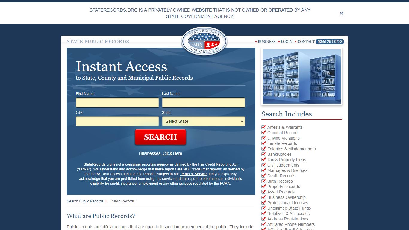 Public Records | StateRecords.org